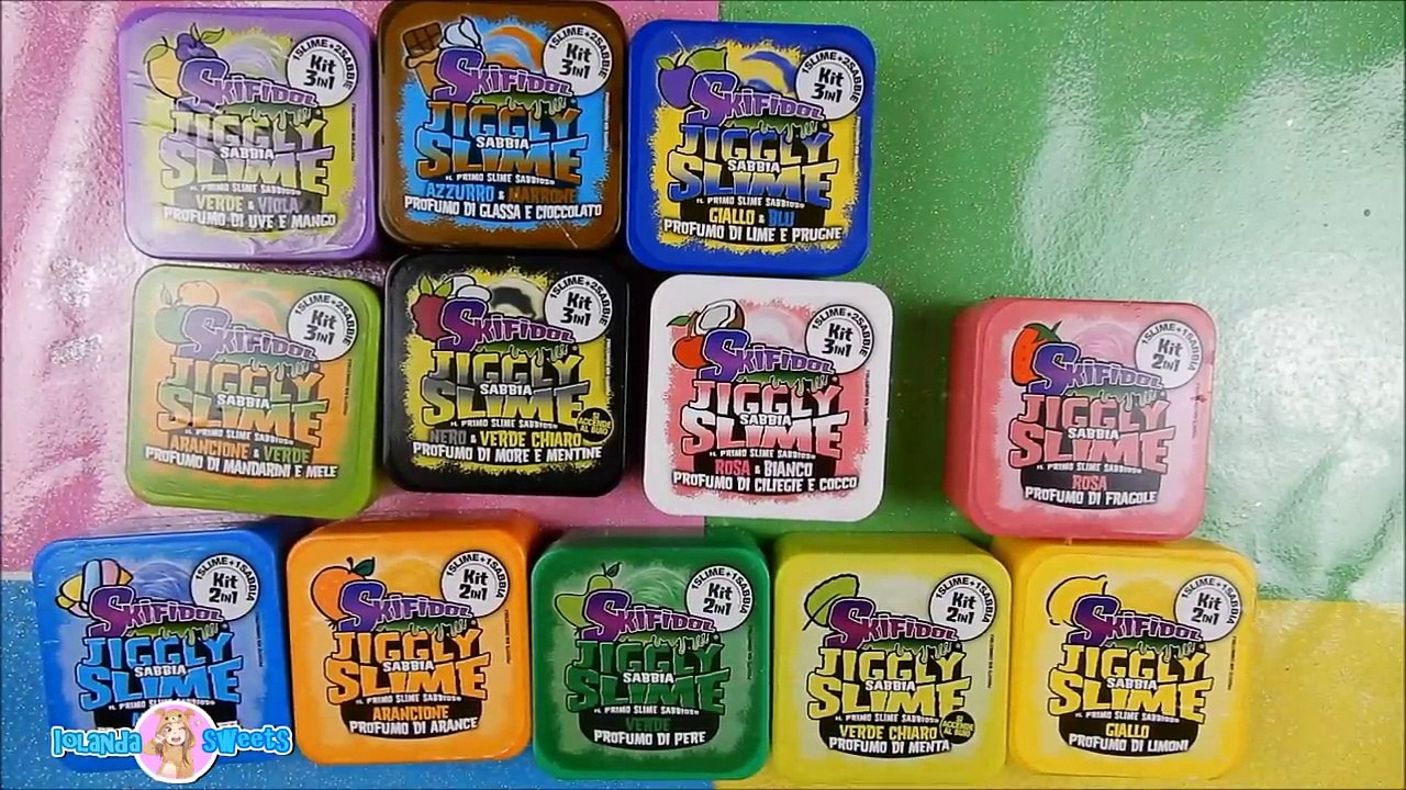APRO I NUOVI SKIFIDOL JIGGLY SABBIA SLIME! (NUOVI COLORI E PROFUMI) Iolanda Sweets