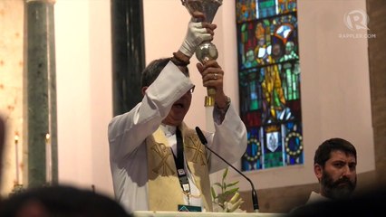 Padre Pio’s heart relic at the Manila Cathedral