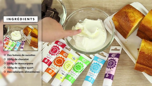 RECETTE SUCETTE ARC EN CIEL RAINBOW POP CAKE