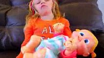 Like Nastya Vlog Strange Dream Pretend Play With Funny Giant Doll