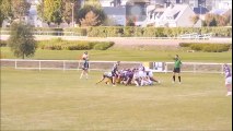 Rugby - Le tacle entre Saint Malo et Fontenay-Luçon