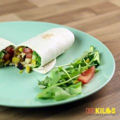 Idéal pour le déjeuner notre WRAP au poulet !LA recette exclusive sur