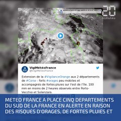 Météo: Cinq départements en alerte orange