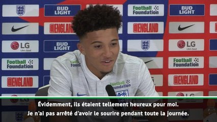Angleterre - Sancho : "J'ai immédiatement appelé mes parents"