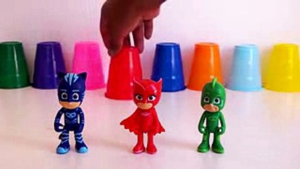 下载视频: Pj Masks Wrong Heads Lollipops, Learn Colors  Pj Masks  Toys