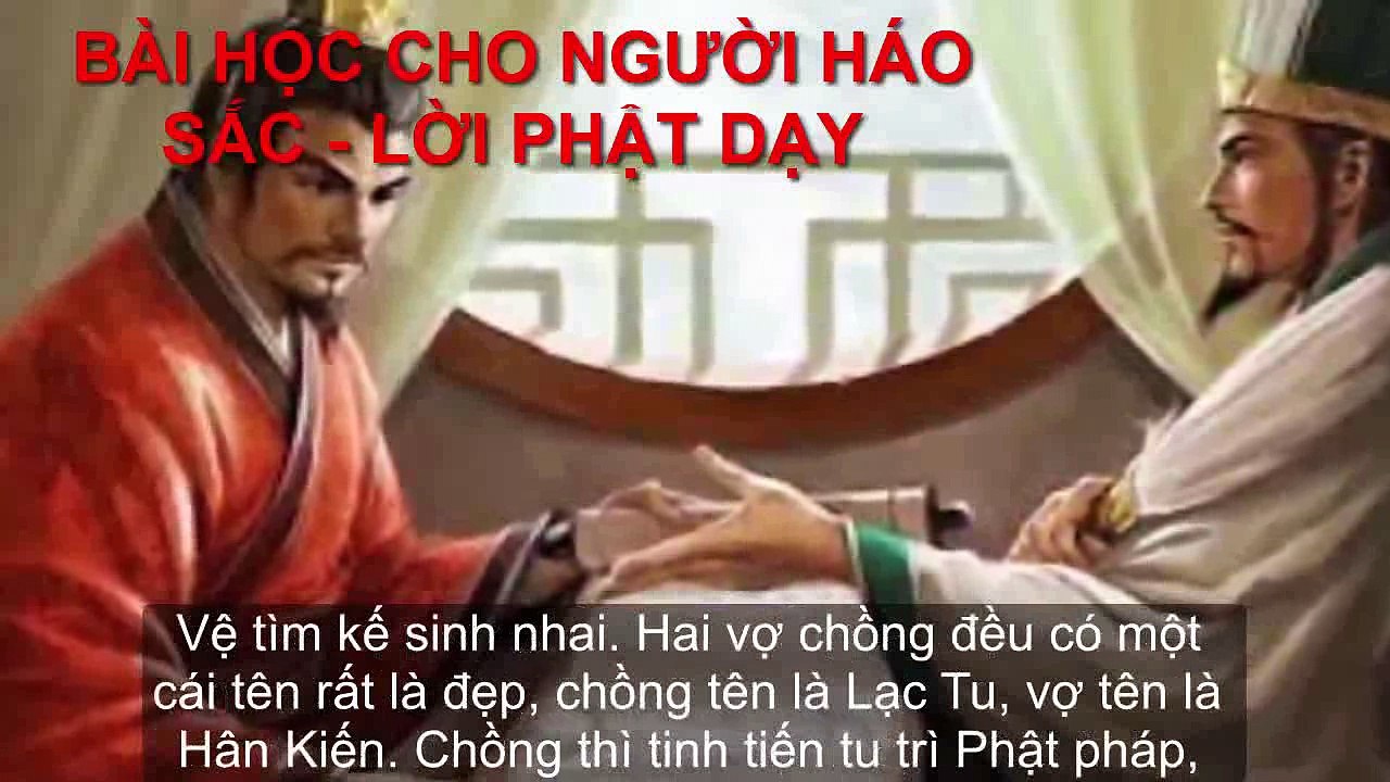 BÀI HỌC CHO NGƯỜI   HÁO SẮC