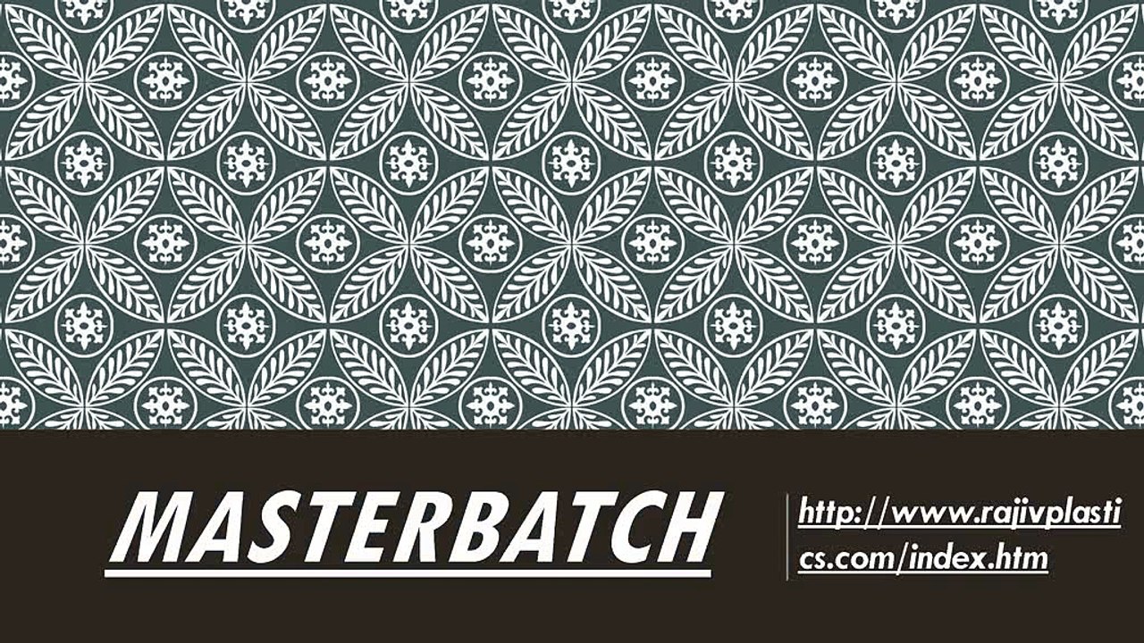 Masterbatch