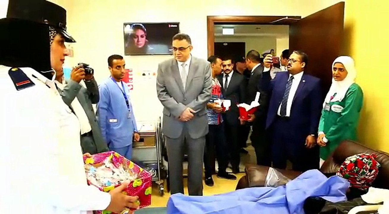 قيادات أمن الأقصر يدعمون مرضى السرطان