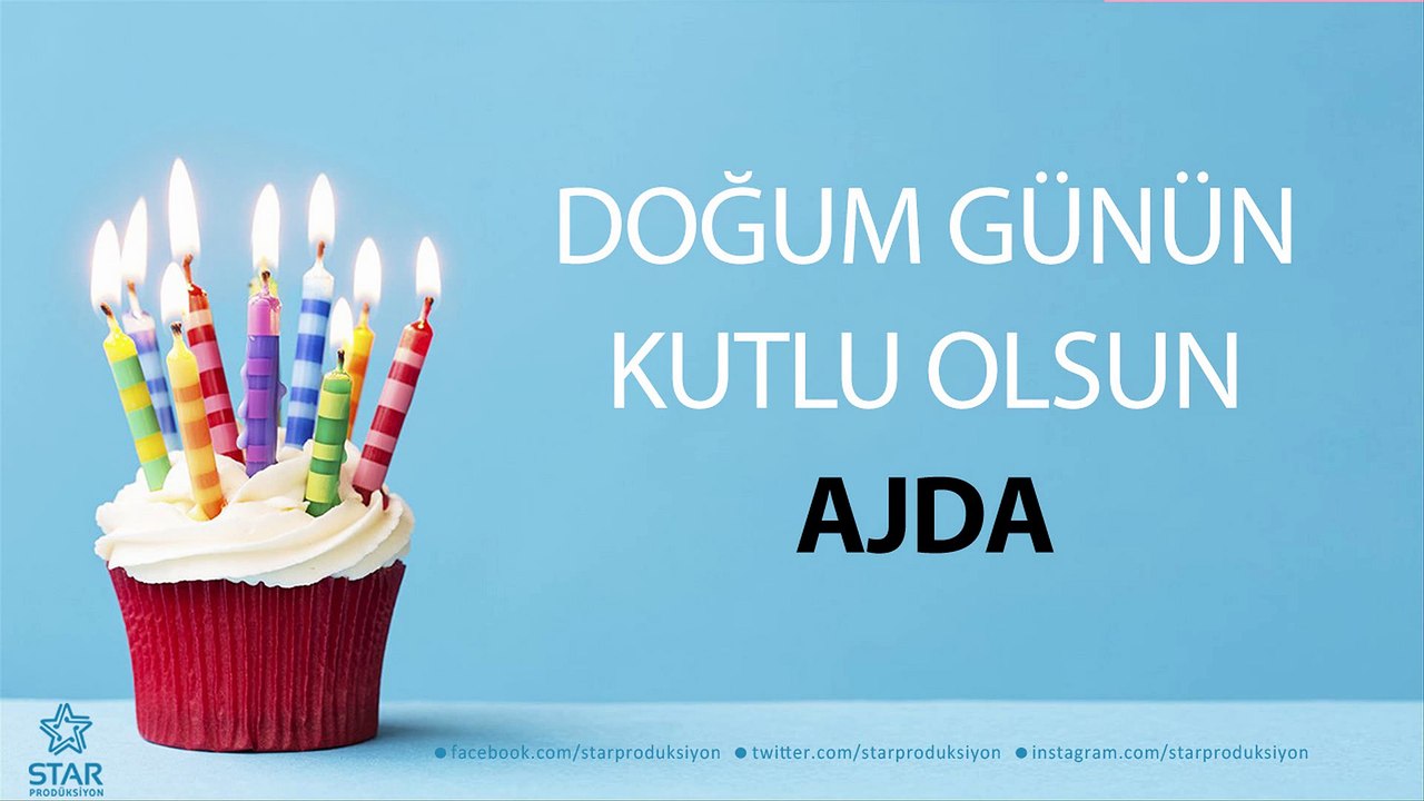 İyi ki Doğdun AJDA - İsme Özel Doğum Günü Şarkısı
