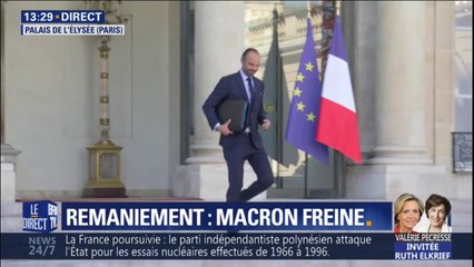 Download Video: Remaniement: tout sourire, Édouard Philippe quitte l'Élysée après le conseil des ministres