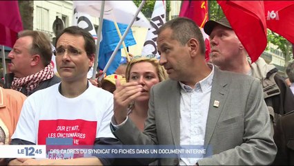 Des cadres du syndicat FO fichés dans un document interne