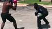 Ce policier fait un match de boxe contre un membre de gang !