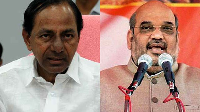 కేసీఆర్ పై నిప్పులు చెరిగిన అమిత్ షా !