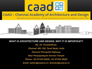 What is Architecture and Design and it is importance