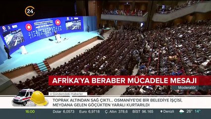 Afrika'ya beraber mücadele mesajı