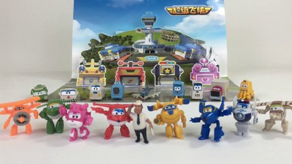 Super Wings Egg Surprise Blind Bag Figures, Complete Set with Keith's Toy Box