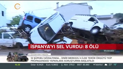 İspanya'yı sel vurdu: 8 ölü