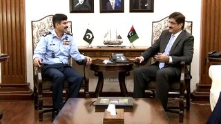 Sindh CM meets Air Officer Commanding