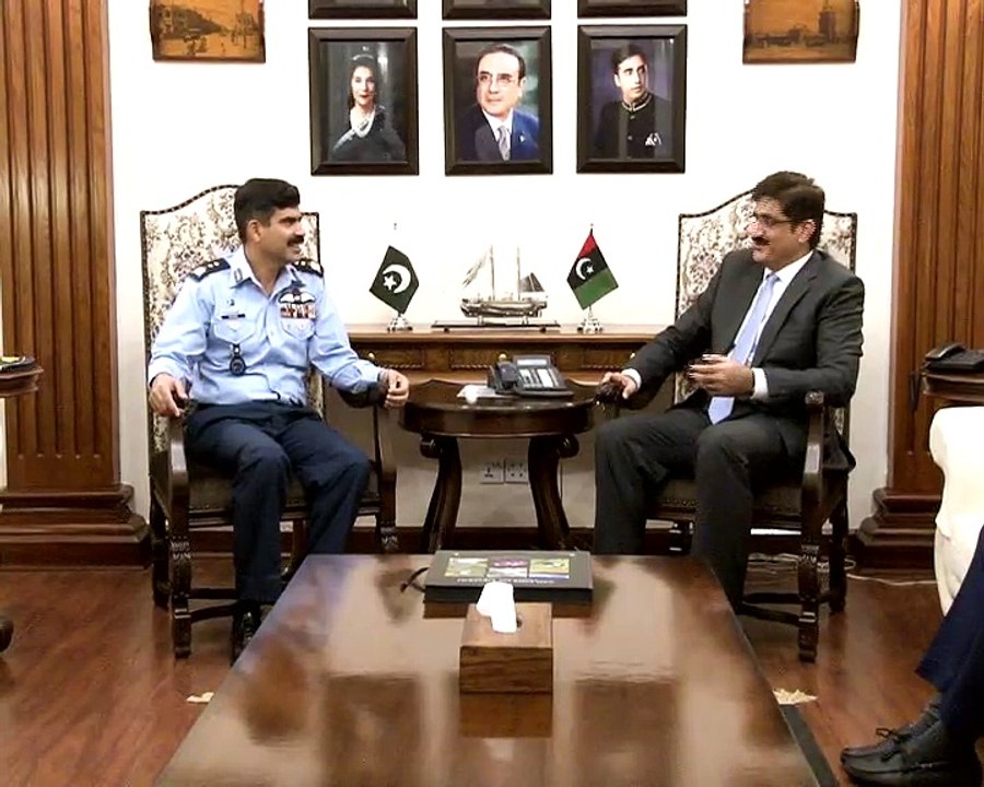 Sindh CM meets Air Officer Commanding
