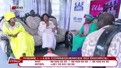 REPLAY - WAREEF avec EVA TRA - THEME : LES CONSEQUENCES DU DIVORCE - 10 Octobre 2018