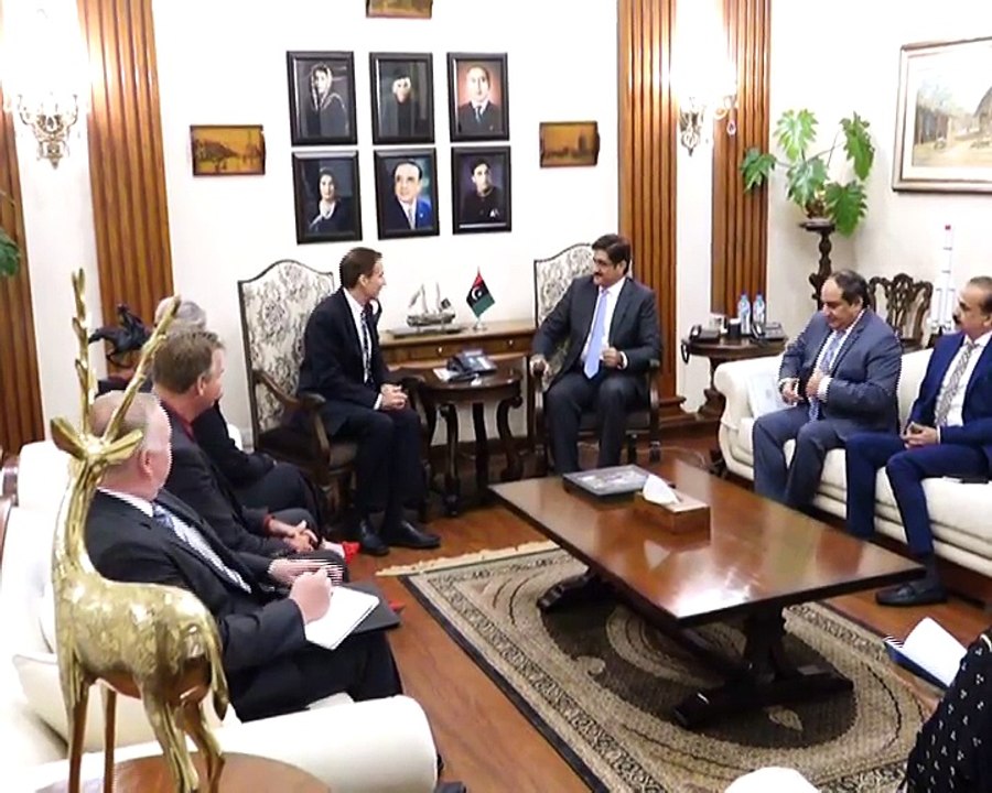 Sindh CM meets US Embassy Head