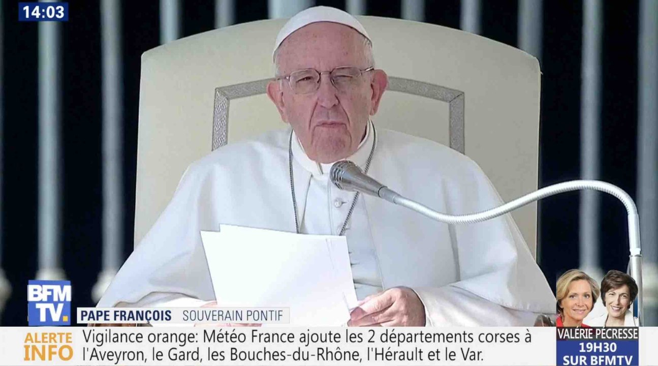 Le pape compare l'avortement au recours à un « tueur à gages » - ZAPPING ACTU DU 10/10/2018