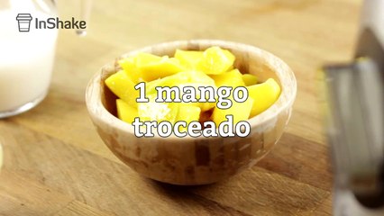 Batido de piña y mango para el acné