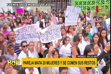 México: pareja asesina a 20 mujeres y se comen sus restos