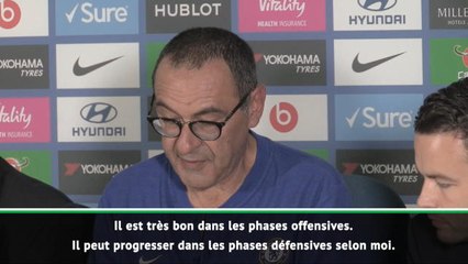 Chelsea - Sarri : ''Le meilleur arrière gauche d'Europe ? C'est peut-être Alonso''