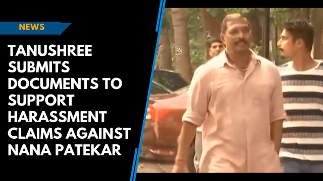 Tanushree submits documents to support harassment claims against Nana Patekar