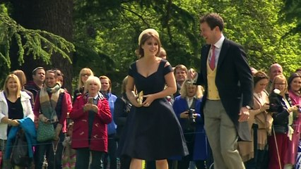 George and Charlotte in Eugenie's bridal party