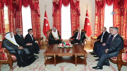 Cumhurbaşkanı Erdoğan, Kuveyt Ulusal Meclis Başkanı Merzuk Ali Elgani ile Bir Araya Geldi