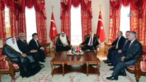 Cumhurbaşkanı Erdoğan, Kuveyt Ulusal Meclis Başkanı Merzuk Ali Elgani ile bir araya geldi