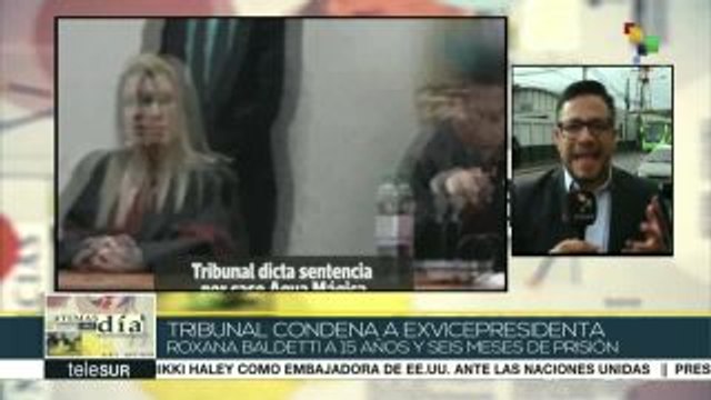 Guatemala: ex vicepresidenta Baldetti condenada a 15 años de prisión