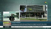 Costa Rica: se espera decisión de magistrados sobre plan fiscal