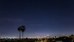 La fusée Falcon 9 dans le ciel de Los Angeles (Timelapse)