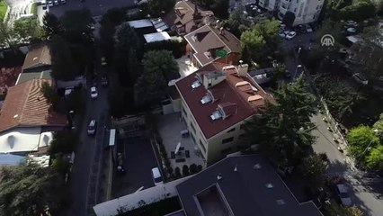Suudi Arabistan'ın İstanbul Başkonsolosluğu Havadan Görüntülendi