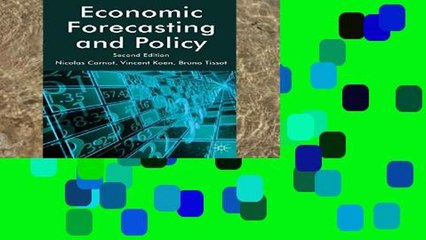 D.O.W.N.L.O.A.D [P.D.F] Economic Forecasting and Policy [E.P.U.B]