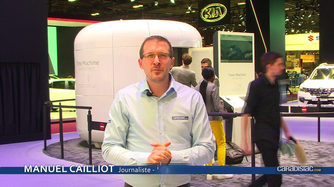 Mon animation préférée du Mondial de Paris : la Time Machine de Renault