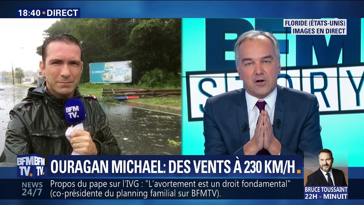 États-Unis: L'ouragan Michael arrive en Floride