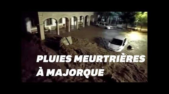 A Majorque, les images des pluies meurtrières qui ont fait au moins 10 morts
