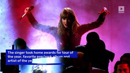Taylor Swift Sets New American Music Awards Record for Women