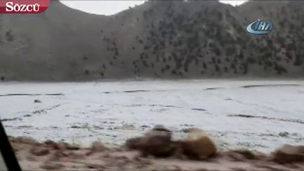 Kaş’ta dağlar beyaza büründü