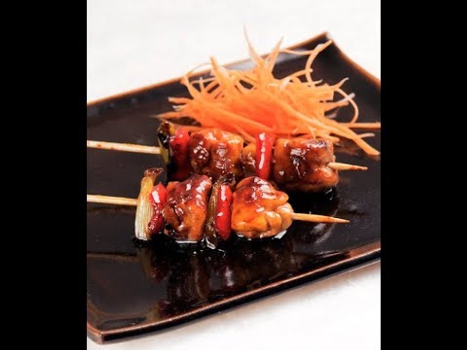 Yakitori de pollo