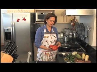 Puerco rojo con calabacitas y elote - Red Pork with Zucchini and Corn