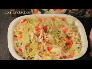 Ensalada de pollo con pepino - Chicken Salad with Cucumber