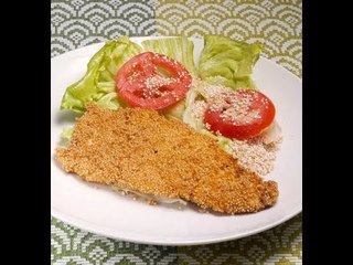 Milanesas de pollo empanizadas con amaranto - Chicken Milanesa with Amaranth
