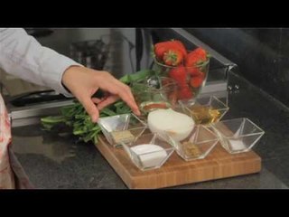 Ensalada de espinaca y fresa - Spinach and Strawberry Salad