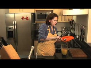 Jugo de naranja con papaya