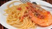 Espagueti con camarones - Shrimp Spaghetti